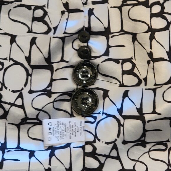 Dennis by Dennis Basso Black Hooded Trench Coat - L - Picture 12 of 13